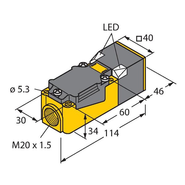 NI40U-CP40-VP4X2 New Turck Inductive Sensor